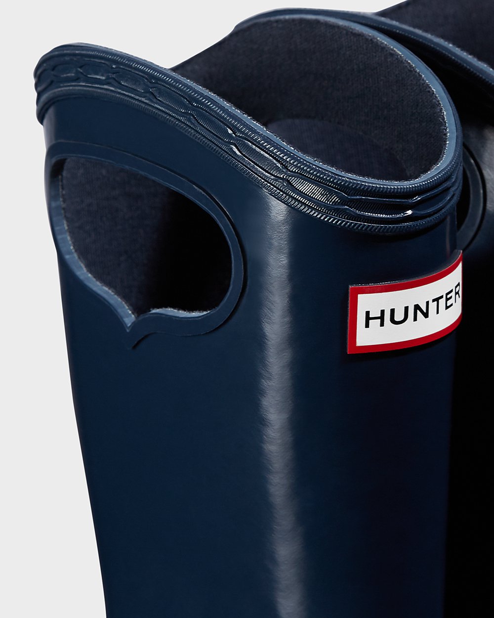 Galochas Hunter Criança Azul Marinho - Original First Classic Grab Handle Gloss - 83RQOJXEB